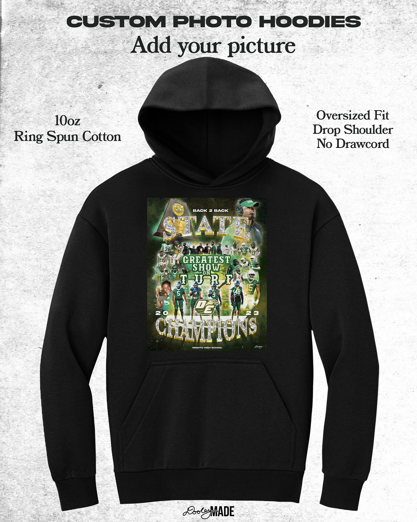 Custom Photo Hoodie (Sports Photo Hoodie)