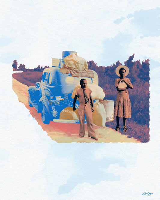 "Southern Roadtrips" Great Migration Artwork Prints