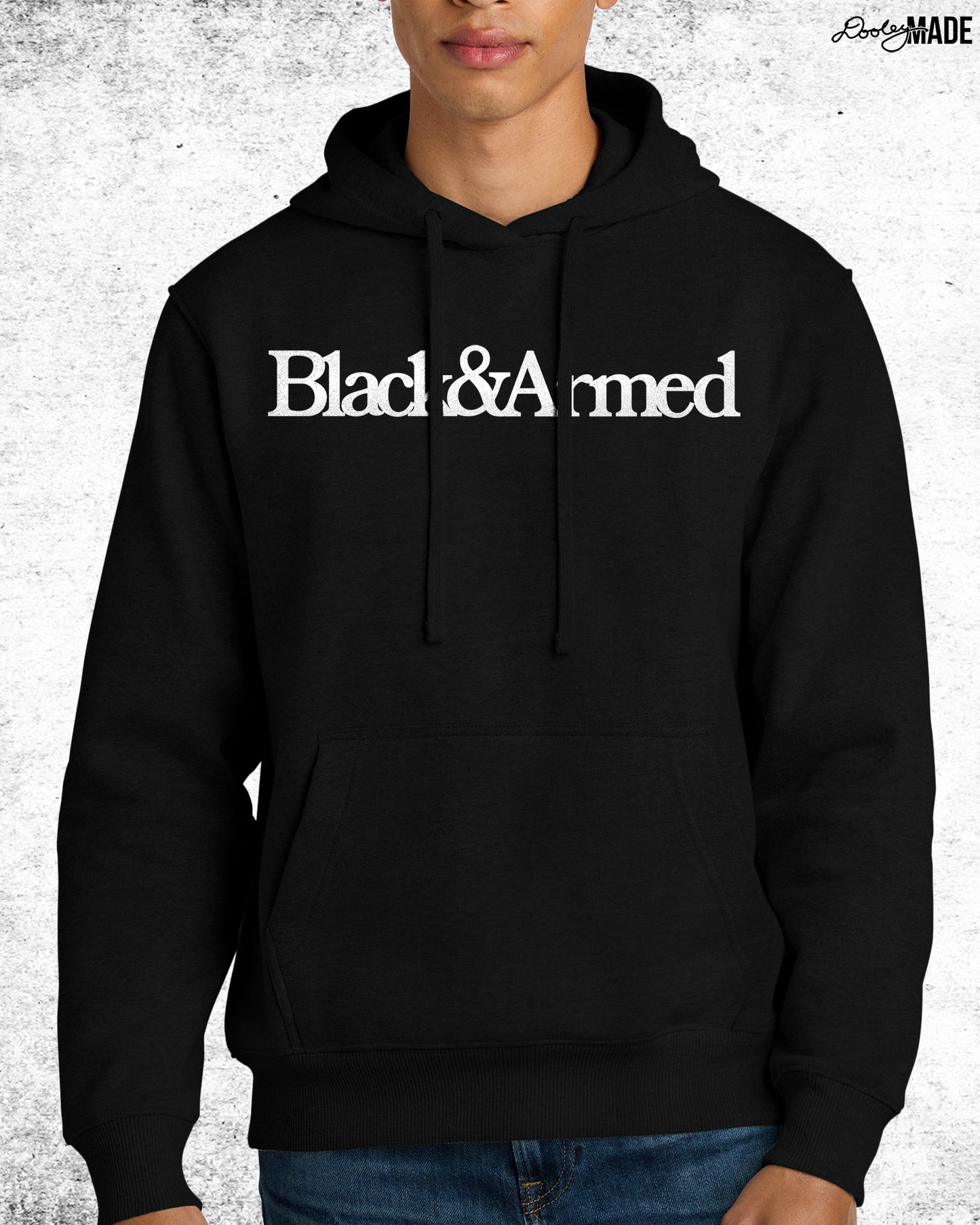 Black & Armed Heavy Shirt and Hoodie