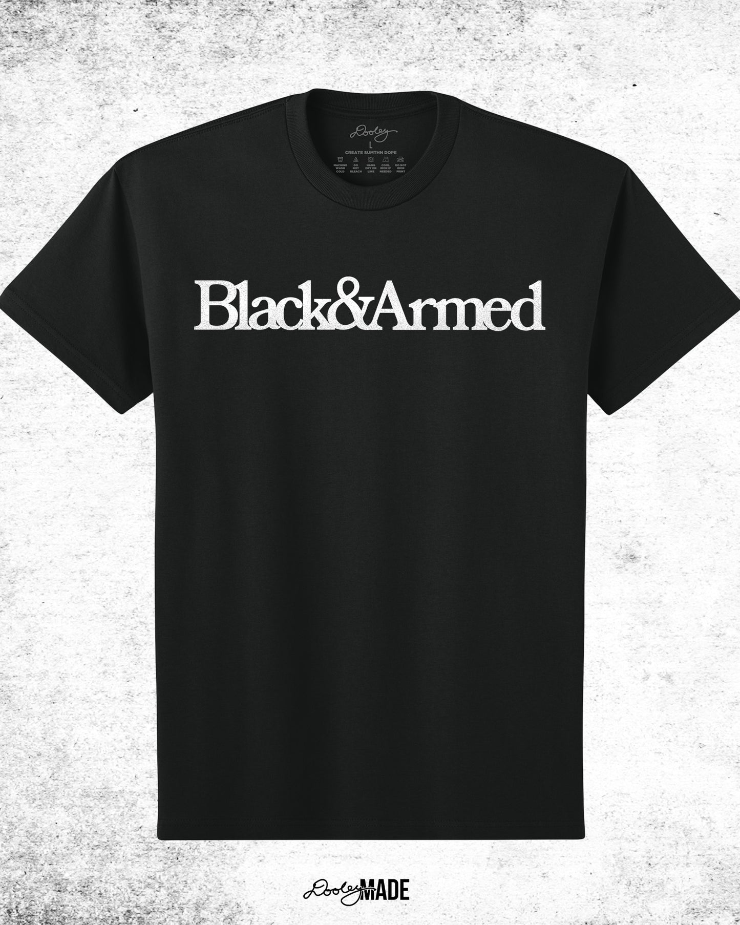 Black & Armed Heavy Shirt and Hoodie