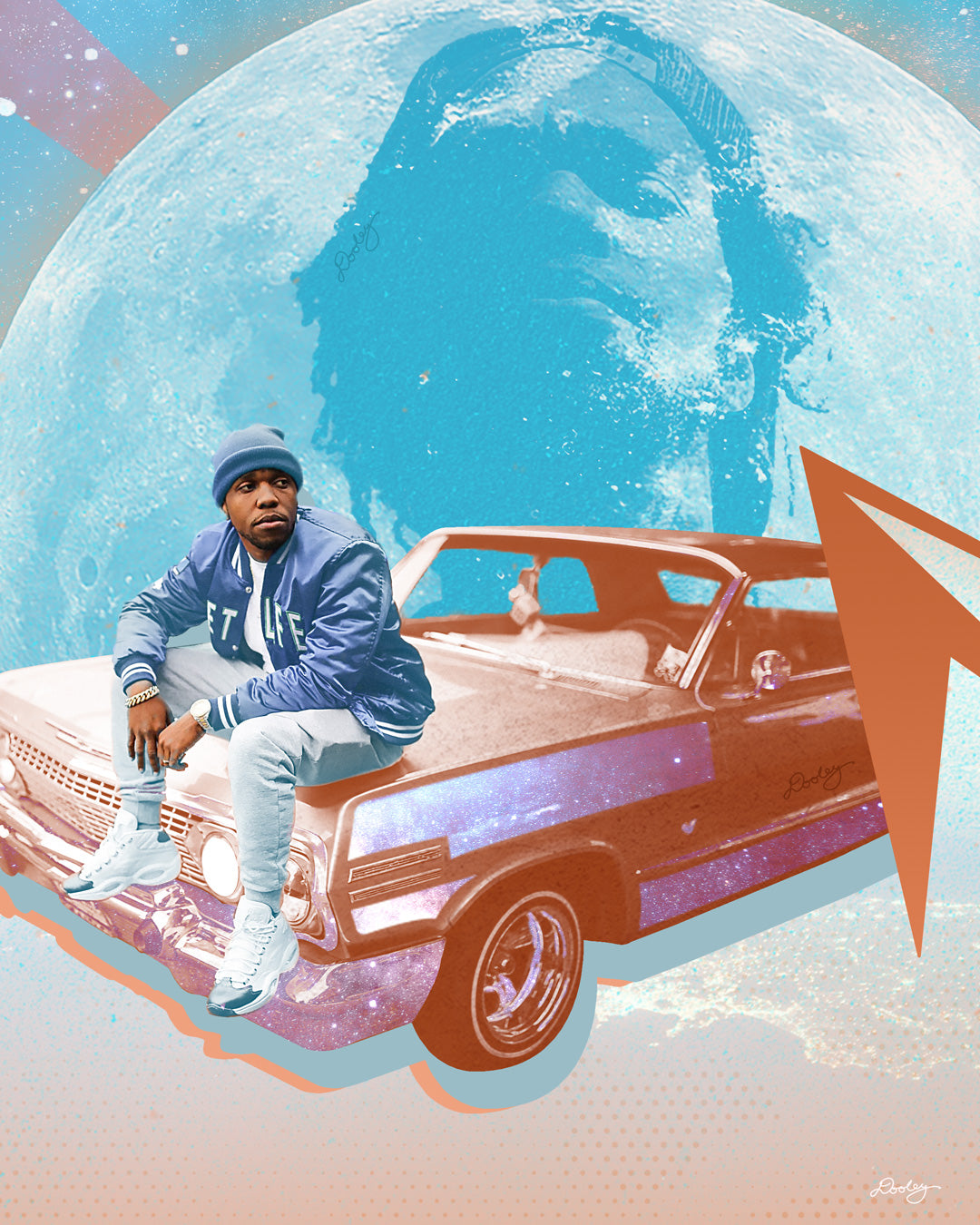 Curren$y Wall Art - Very High Up
