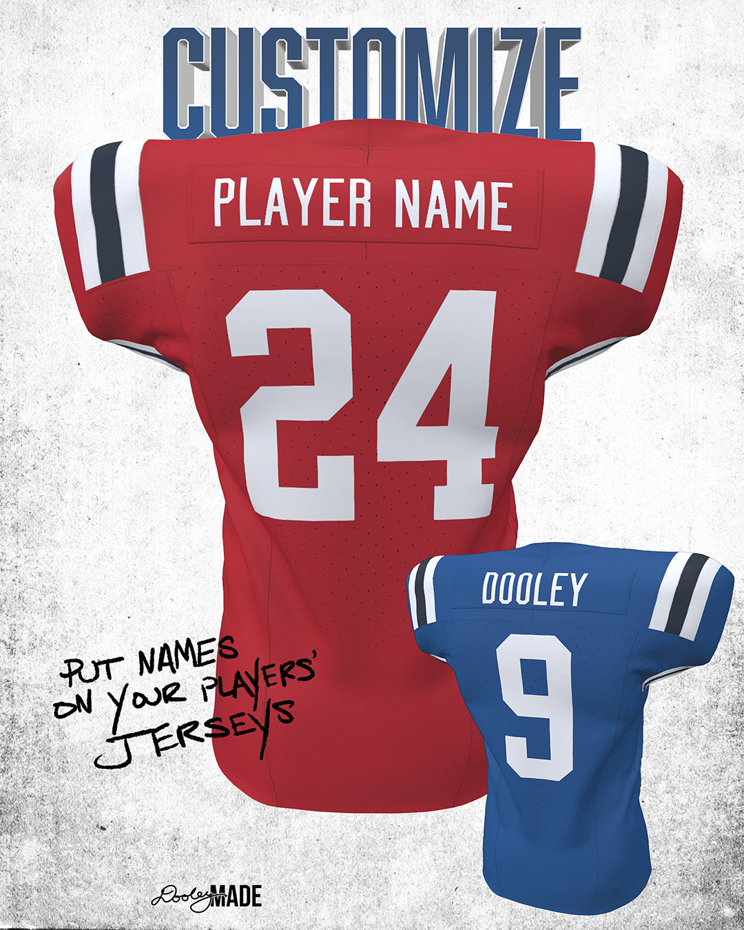 Customizing Game Football Jerseys