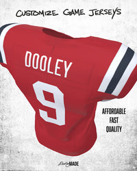 Customizing Game Football Jerseys