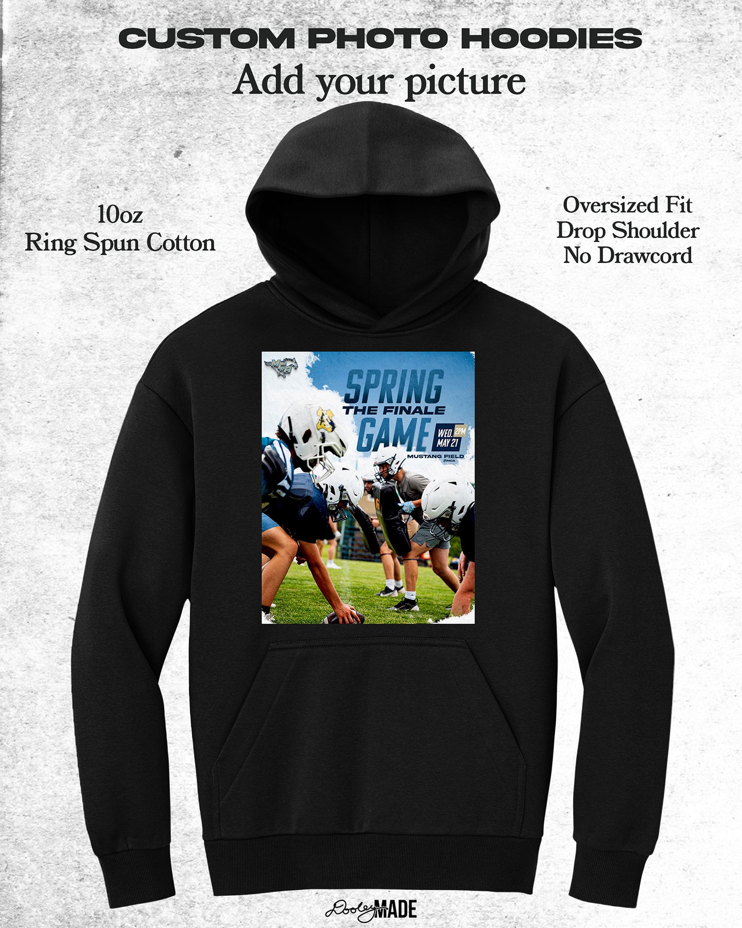 Custom Photo Hoodie (Sports Photo Hoodie)
