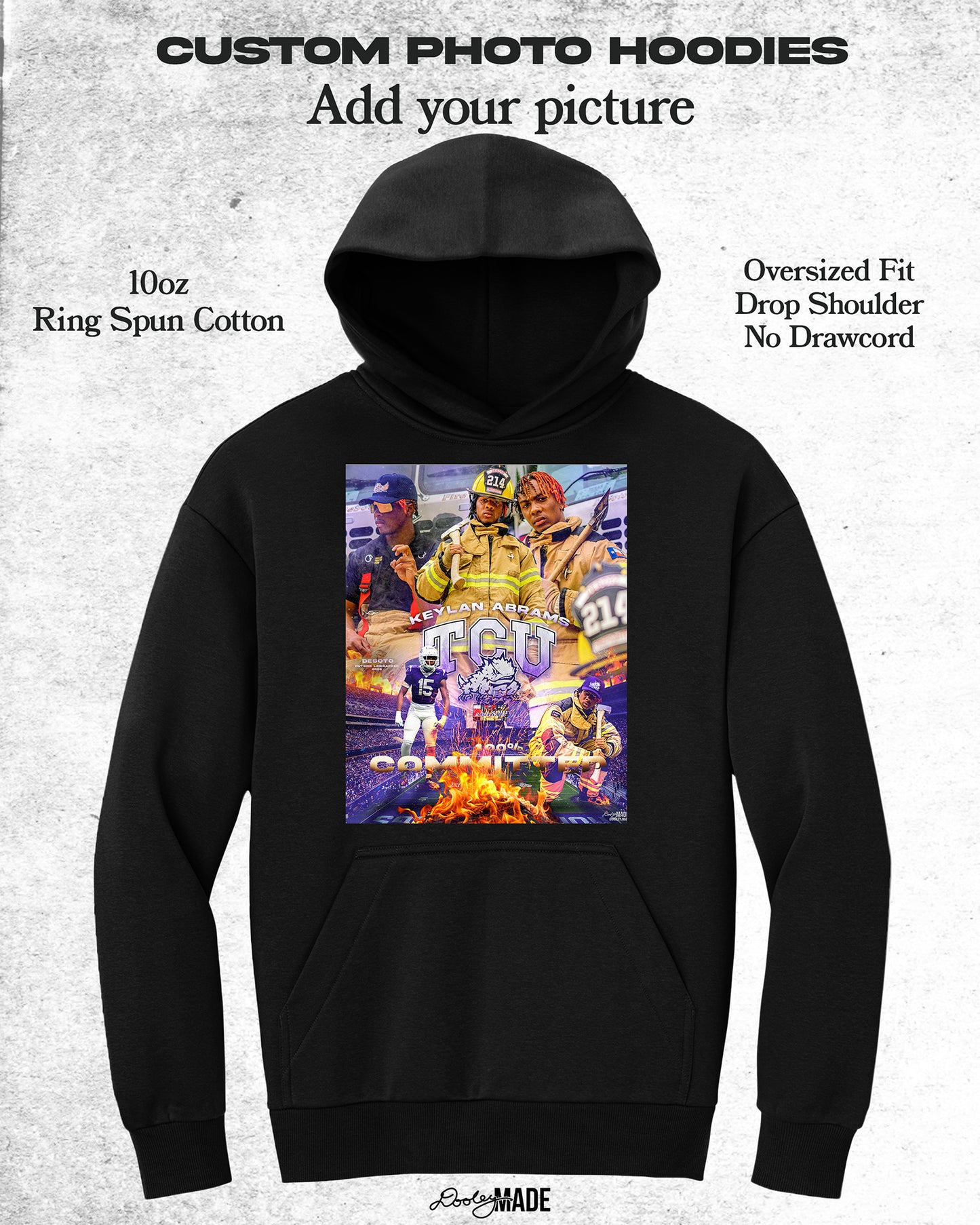 Custom Photo Hoodie (Sports Photo Hoodie)