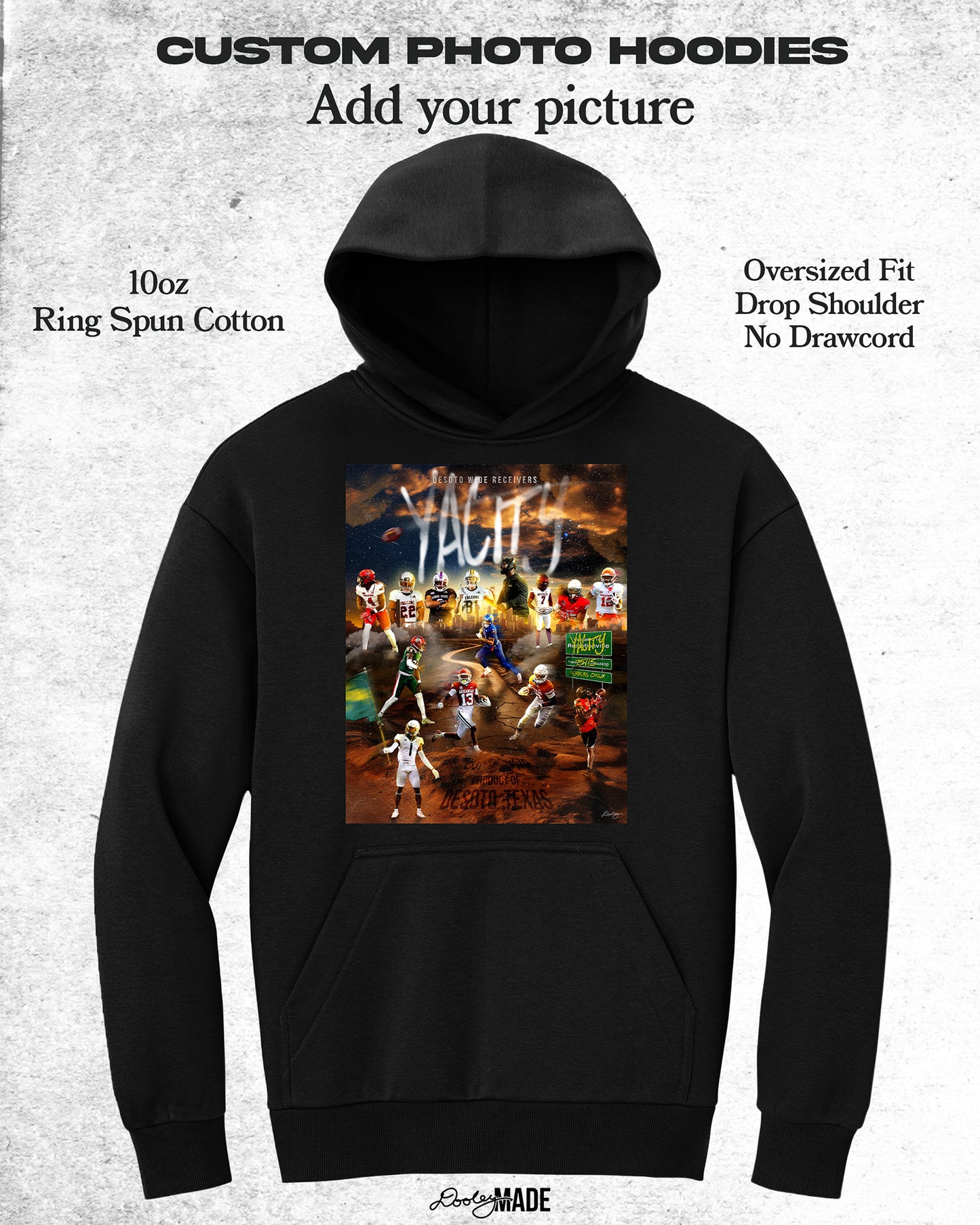 Custom Photo Hoodie (Sports Photo Hoodie)