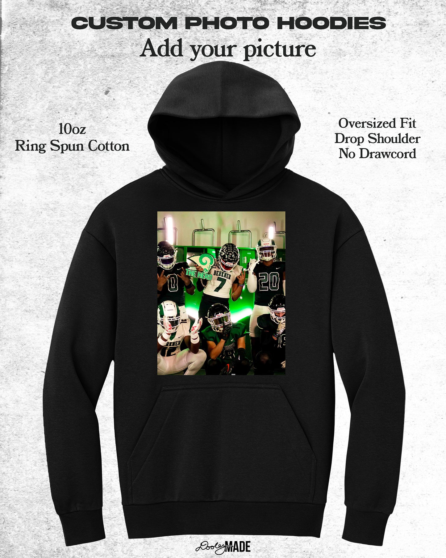 Custom Photo Hoodie (Sports Photo Hoodie)