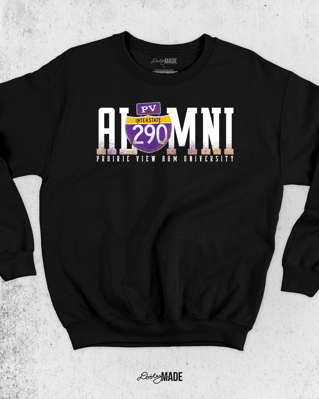 290 Prairie View A&M University Alumni Shirt and Crewneck Sweater