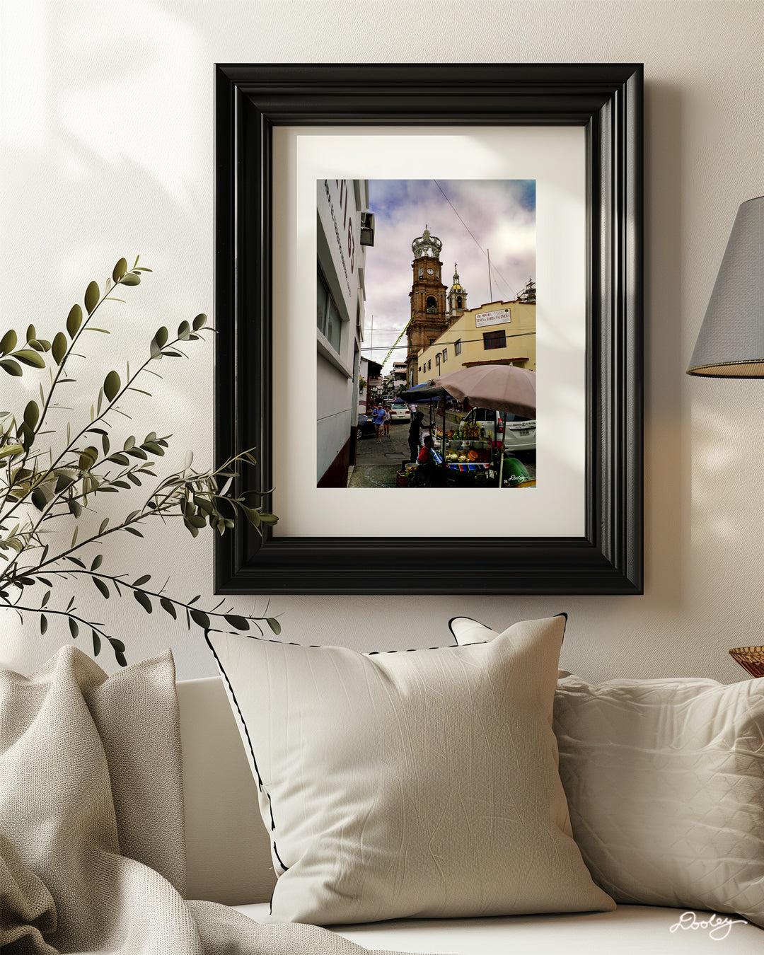 Puerto Vallarta Mexico Street Photography Wall Decor "Horchata Y Guadalupe"
