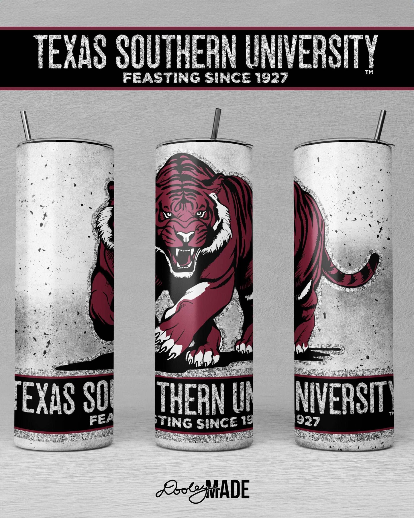 Tiger Banner - TSU - 20oz Tumbler