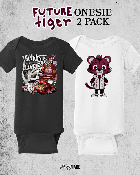 Kids Future Tiger Onesie 2-Pack Texas Southern University
