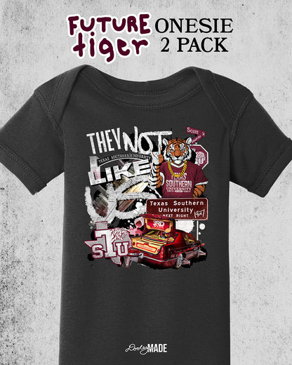 Kids Future Tiger Onesie 2-Pack Texas Southern University